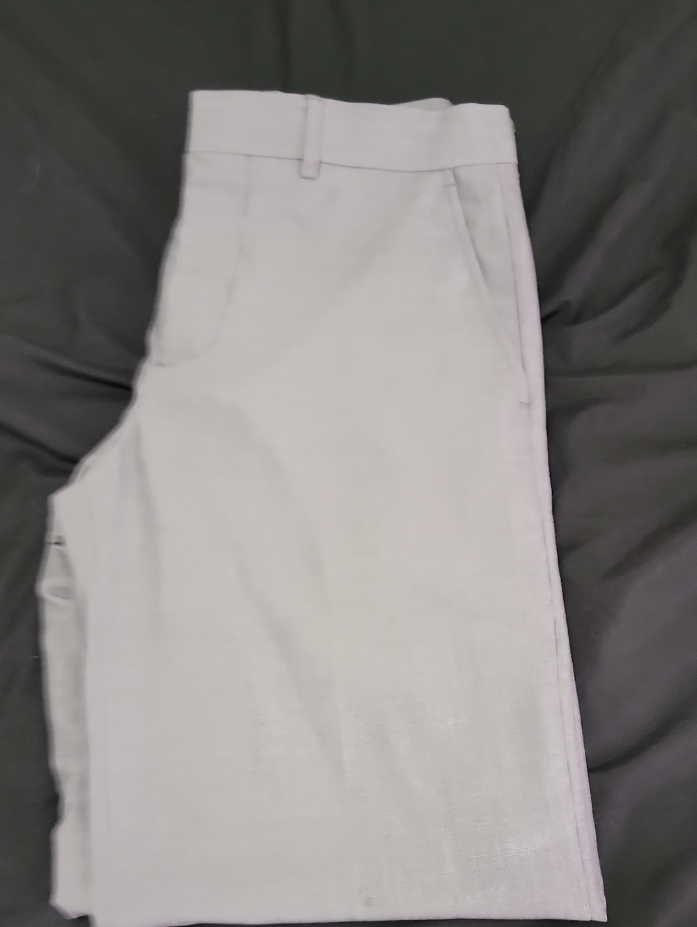 Men's Slim Dress Pants in Light Gray 30x32